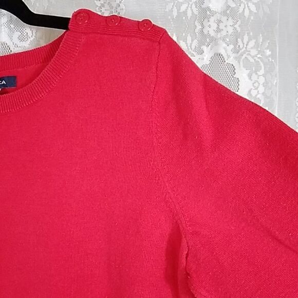 NAUTICA RED AND BLACK WOMEN'S TOP BLOUSE SIZE XL - Picture 4 of 11